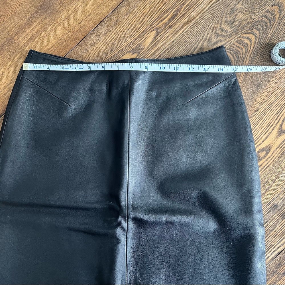 Wilsons Leather Black Pencil Skirt - Picture 6 of 8